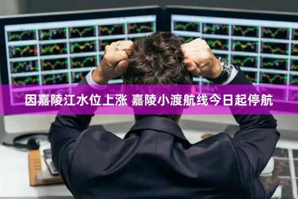 因嘉陵江水位上涨 嘉陵小渡航线今日起停航