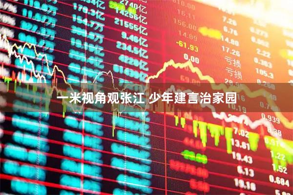 一米视角观张江 少年建言治家园